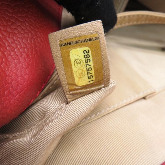 Chanel Red Caviar Jumbo 3 Way Bag w Original Dustbag - Picture 6 of 12